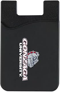 Gonzaga University Leather Wallet Sleeve, Black, Classic
