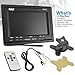 Pyle Headrest Monitor, 7-inch TFT LCD Widescreen w/ 2 Video Inputs, Wireless Remote, Cold Cathode Light, Headrest Shroud, Universal Stand Mount, Great for Road Trips, Keep Kids Entertained (PLVHR75)