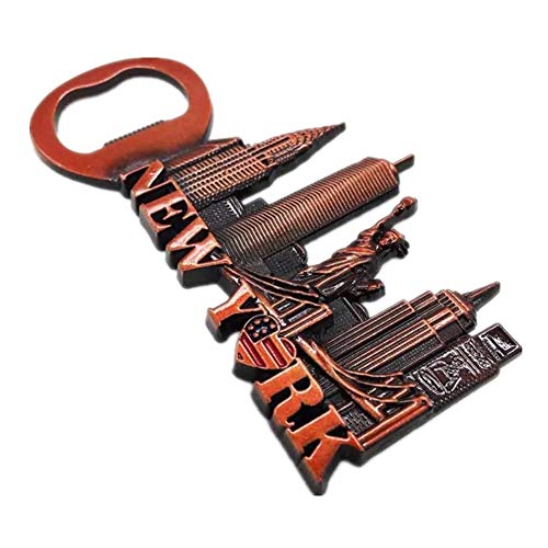 New York America USA Fridge Magnet Bottle Opener 3D Resin Handmade Craft Tourist Travel City Souvenir Collection Letter Refrigerator Sticker