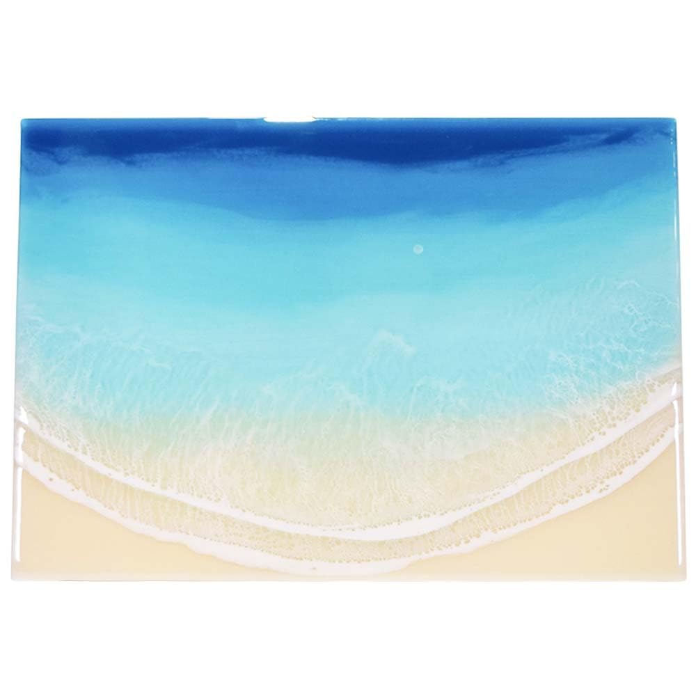 Amazon.co.jp: くば笠屋 レジンアート 海アート 沖縄 海 マリン