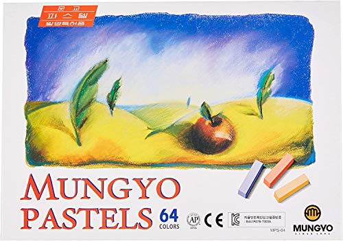 Mungyo Soft Pastel 64 Color Set Square Chalk (US Korean Version)