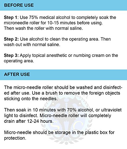 Sodacoda DRS-Roller mit 540 Nadeln aus Titan und Edelstahl (0.50mm)