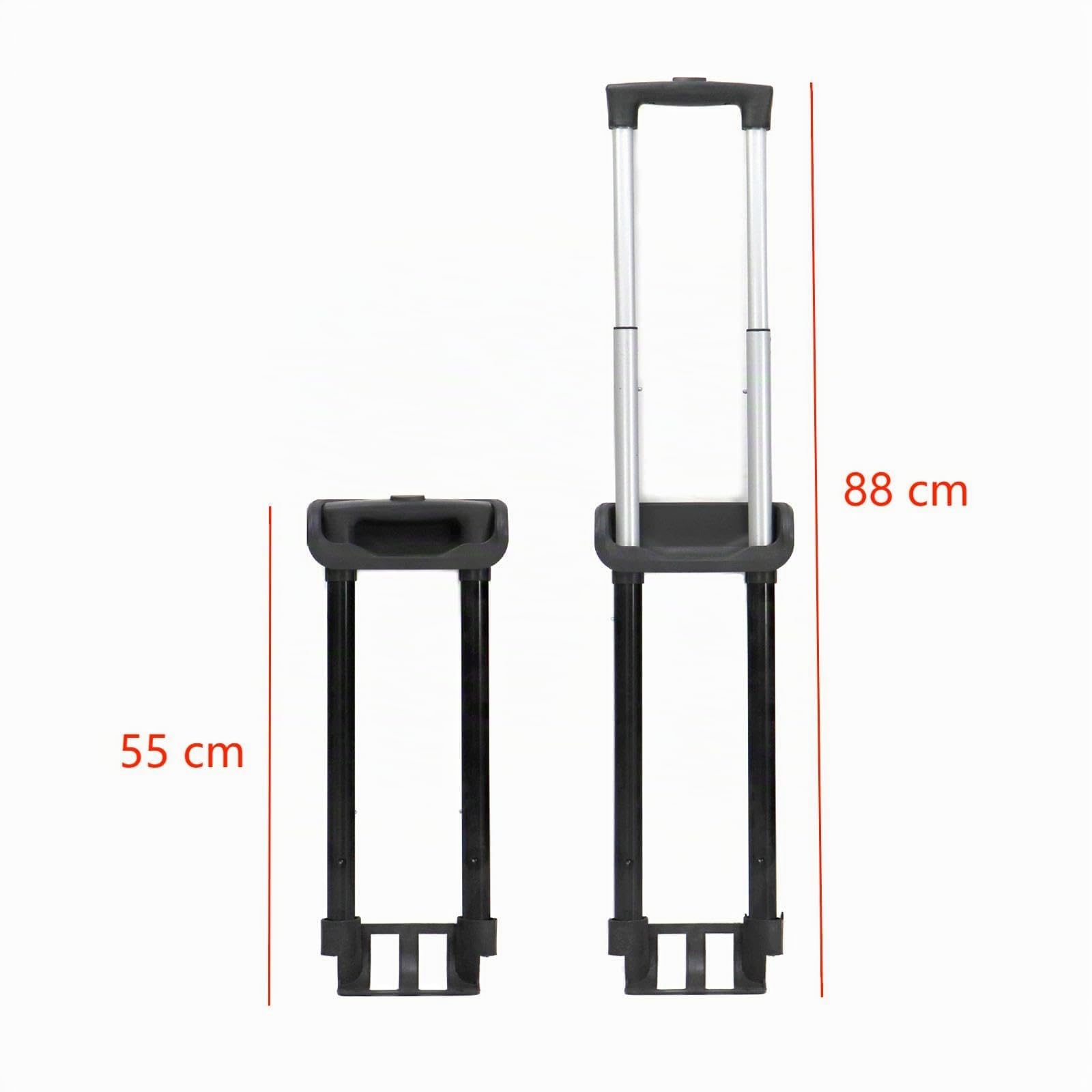Maniglia telescopica per valigia, asta di trascinamento per bagagli da viaggio Installazione semplice Sostituzione di ricambio Asta di trascinamento