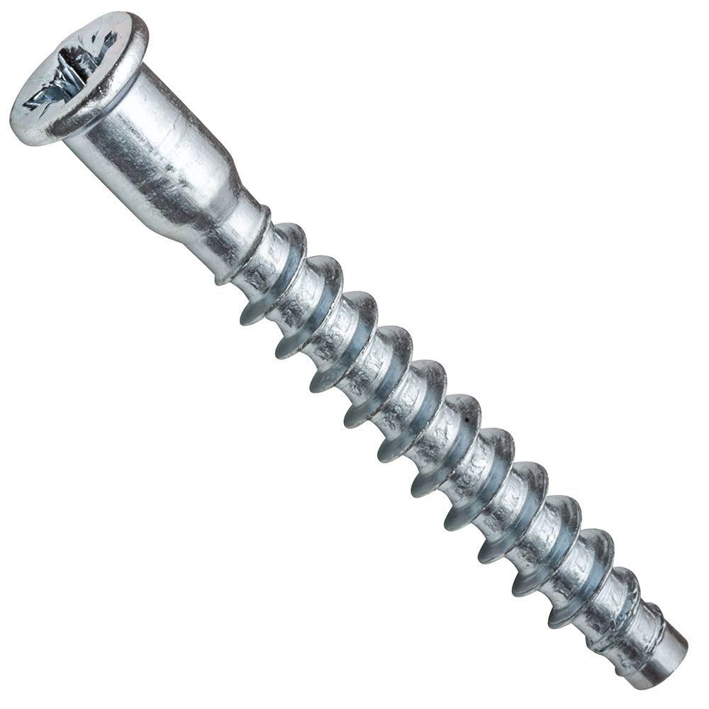 Centerline M5.0 x 40mm Flat Head Pozi Drive Confirmat Screws, Zinc