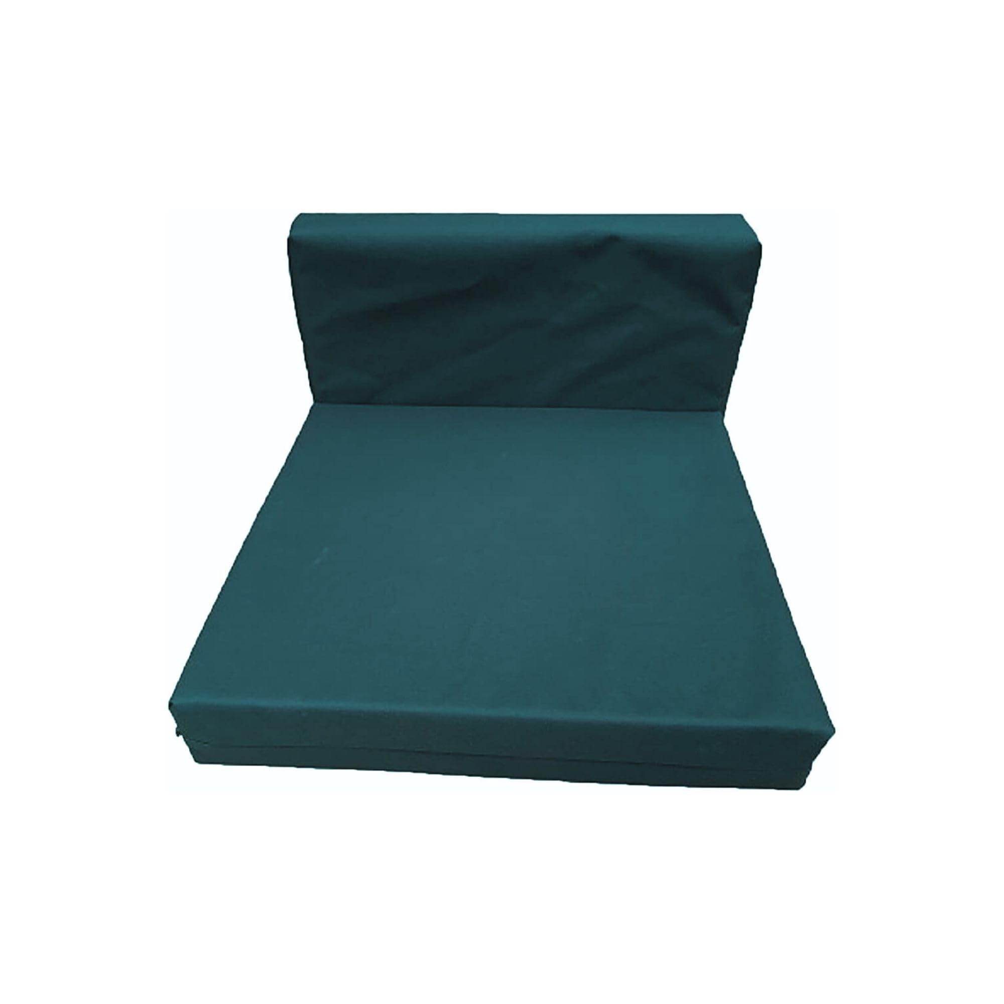 Replacement Rattan Cushion Pads Garden Patio Furniture For Sofa, Dinning, Corner. Wterproof Zipped Washable Cover (55 x 32 x 10 cm, Bottle Green)