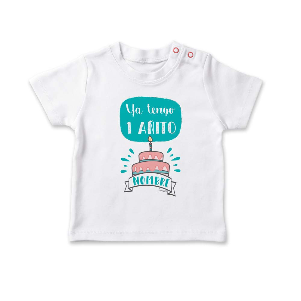 SUPERMOLON Camiseta bebé Ya Tengo un añito