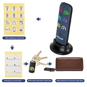 Key-Finder-with-Thinner-Receivers-Advanced-Fabric-Remote-Simjar-80dB-RF-Item-Locator-with-131ft-Working-Range-Wireless-Item-Tracker-Support-Remote-Control-for-Finding-Pet-Wallet - Cucciolini Doodles   Key-Finder-with-Thinner-Receivers-Advanced-Fabric-Remote-Simjar-80dB-RF-Item-Locator-with-131ft-Working-Range-Wireless-Item-Tracker-Support-Remote-Control-for-Finding-Pet-Wallet