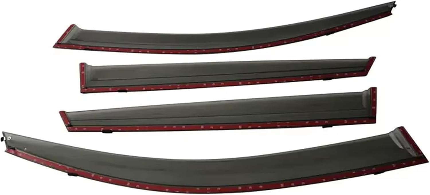 nwsplmy Wind Deflectors for Nissan Tiida C11 Hatchback 2004-2010, Rain Guards Window Visors, 4-Piece, Protects Against Fading & Cracks