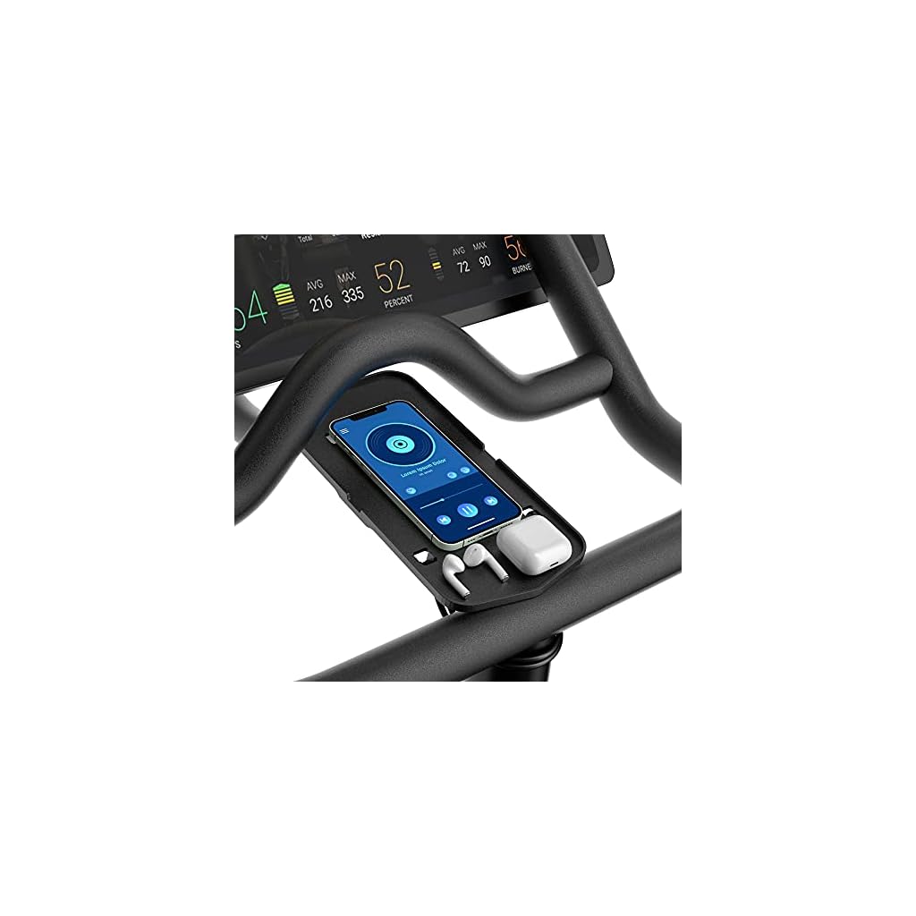 COOLWUFAN-Phone-Holder-for-Peloton-Bike-Bike-Handlebar-Stable-Anti-Slippery-Phone-Mount-Tray-Compatible-with-Peloton-Bike-Bike-Plus-Spin-Bike-Accessories-for-Peloton-Easy-Installation