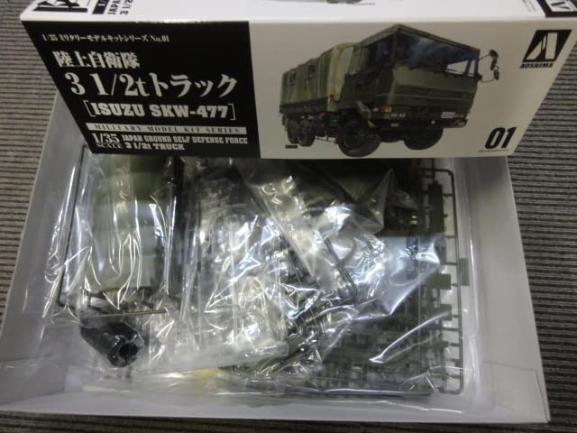 Amazon | アオシマ 1/35 陸上自衛隊 3 1/2tトラック (3トン半
