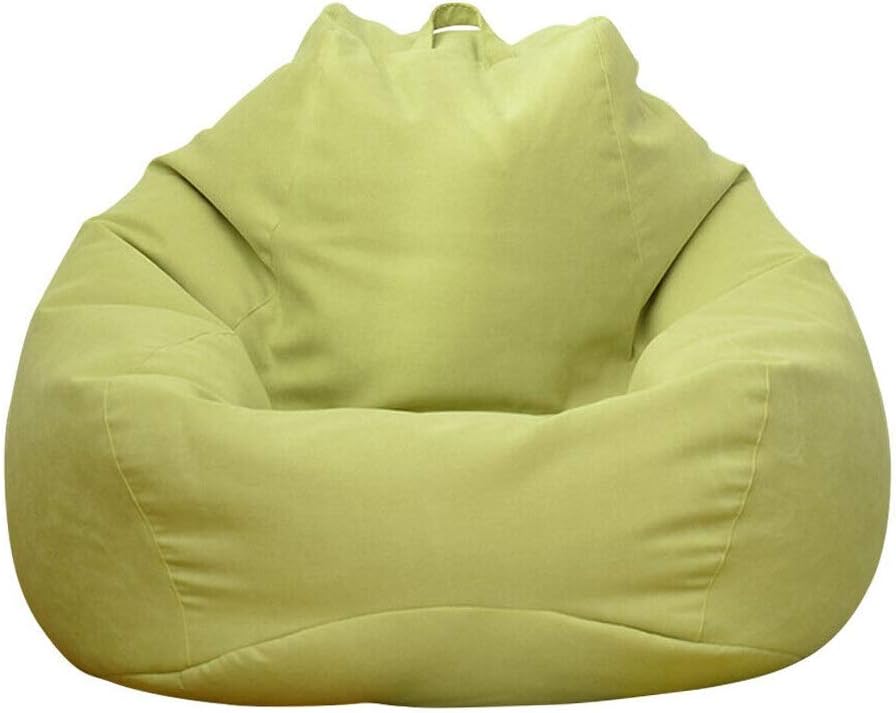 Large Small Lazy Sofas Cover Chairs Without Filler Linen Cloth Lounger Seat Bean Bag Pouf Puff Couch Tatami Living Room(E,XL)