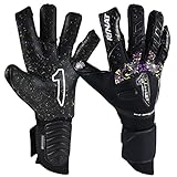 Rinat Aries Professional Goalkeeper Glove Free Customization & Free Pin! (Black, 10)