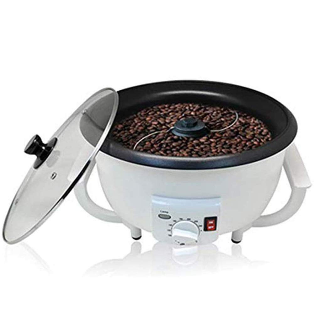 TOPCHANCES Coffee Bean Roaster Machine,110V 1200W Household Electric Coffee Roaster Machine Non-Stick Coating Baking Tools Grain Drying Machine for Peanut Nuts Coffee Roaster