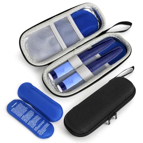 MOSTFUN Insulin Kühltasche Mit 2 Kühlakku, Insulin Pen Tasche,...