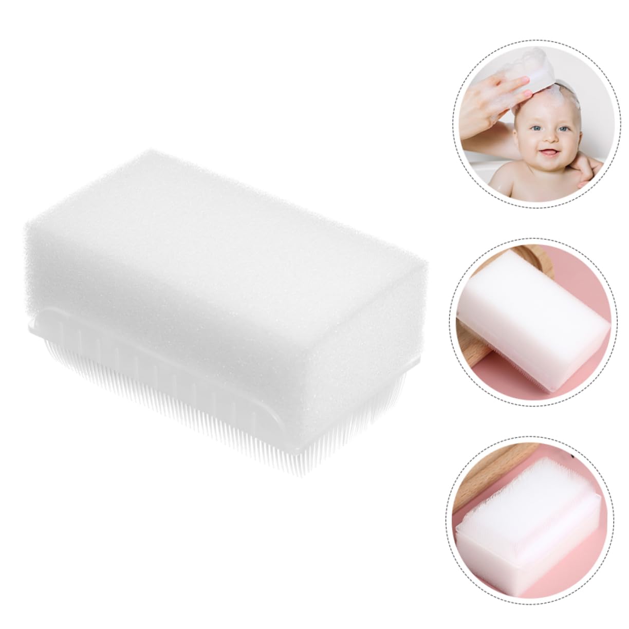 Artibetter 12piezas Cepillos Sensitivos Para Bebés De Herramienta De Entrenamiento De Integración Sensorial Esponjas De Baño Reutilizables Cepillos Para Baño y Cuidado Infantil