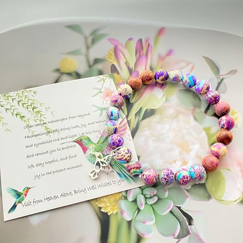 Hummingbird Bracelet for Women - Hummingbird Charm Jewelry Gift for Mom, Daughter, Sister, Niece, Granddaughter, Best Friend or Girlfriend3