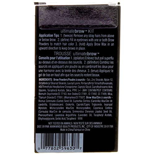 Wet N Wild Ultimate Brow Kit, Ash Brown [963], 1 Ea (Pack Of 2) #TOP5