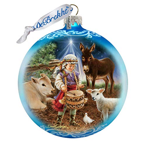 Little Drummer Boy Glass Ornament Art by Dona Gelsinger - 71151-9720 - G.DeBrekht