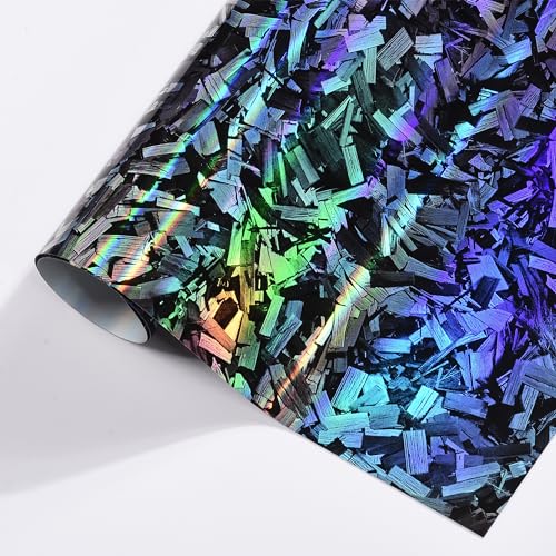 AuMoHall Holographic Rainbow Carbon Wrap