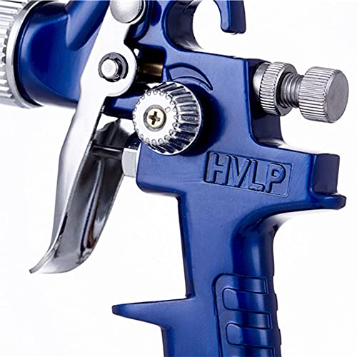 ANCLLO 1.0mm Mini HVLP Luchtspuitpistool Airbrush Kit Touch Up Verf Sproeier Zwaartekracht Feed Luchtborstel Set Auto Schilderen voor Spot Reparatie - Image 5