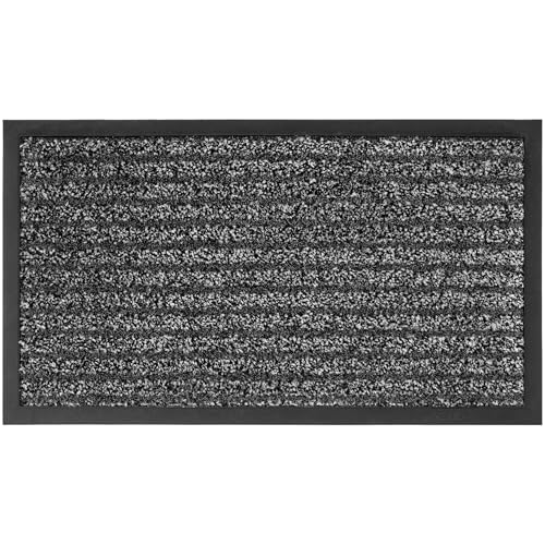 REDS SRL Zerbino Ingresso Drive - Interno o Esterno casa - Asciugapassi Antiscivolo Moderno e Aderente al Pavimento (120x180 cm Grigio)