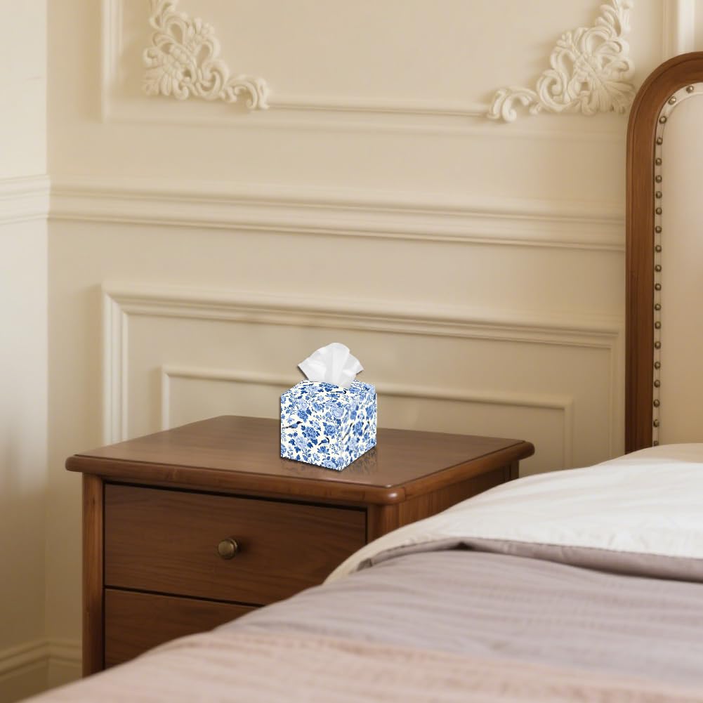 Boîte De Couture En Tissu - Fleurs Et Oiseaux | Rangement élégant Pour Vos Outils De Couture