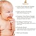 Pure Natural Rubber Baby Teether, Without Holes, One-Piece Hygienic Design Teether for Babies BPA Free, Covers All Teething Stages, All Natural, Textured for Sensory Play, Teething Toy for Molars