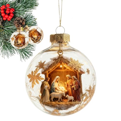 Figuras natalícias do nascimento, 3D decoração religiosa para festas - religiosos natalícios - para adultos família amigos casa árvore aniversário Halloween Natal Ano Novo casamentos