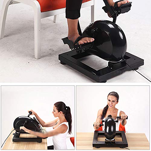 Image of Portable Pedal Exercise Electric Pedal Rehabilitation Trainer, Active and Passive Upper and Lower Limb Rehabilitation Device Led Control Screen Express Four-Speed Adjustableelderly
