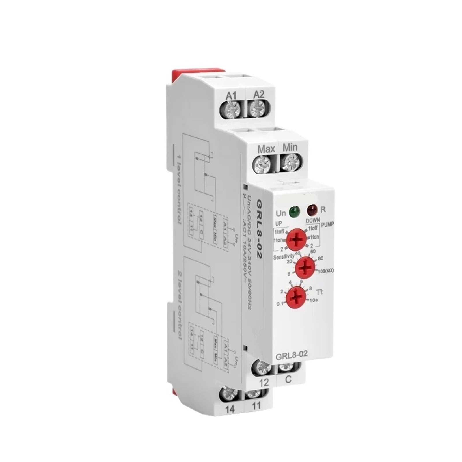 OSHZIKJII Relay Controller 10A AC/DC24V-240V(GRL8-02 ACDC24V-240V)