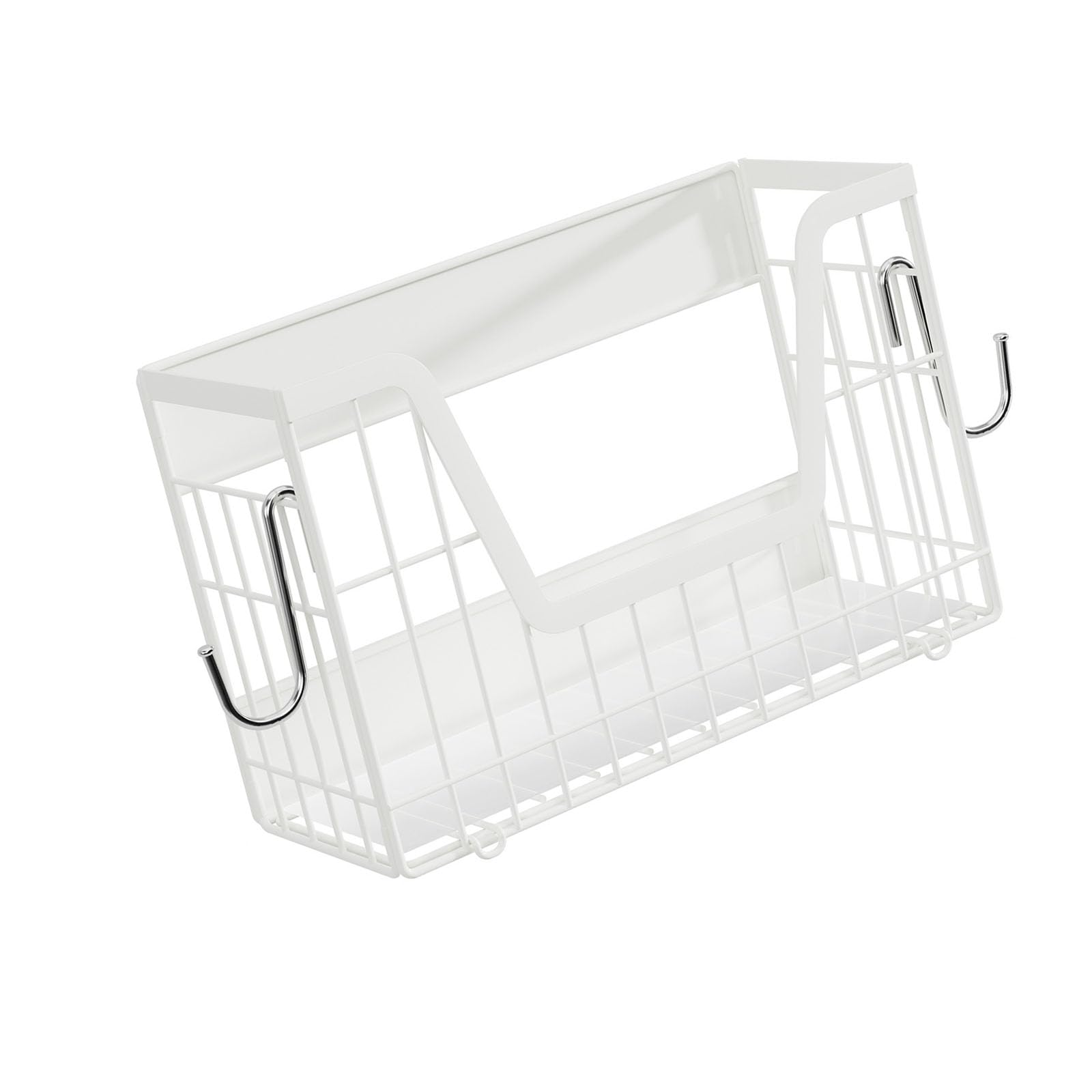 EXQIOUR Expandable Refrigerator Basket with Enhanced Magnets for Fruits Vegetables Storage Rust Proof Fridge Rack
