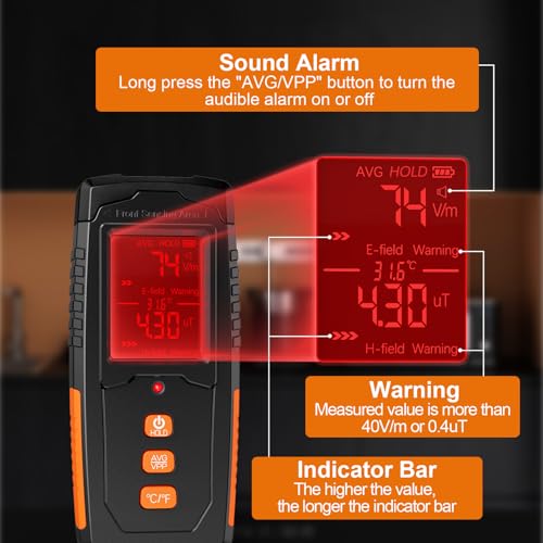 Ywcking EMF001 Emf Detector, Digital Lcd Emf Meter thumb #3