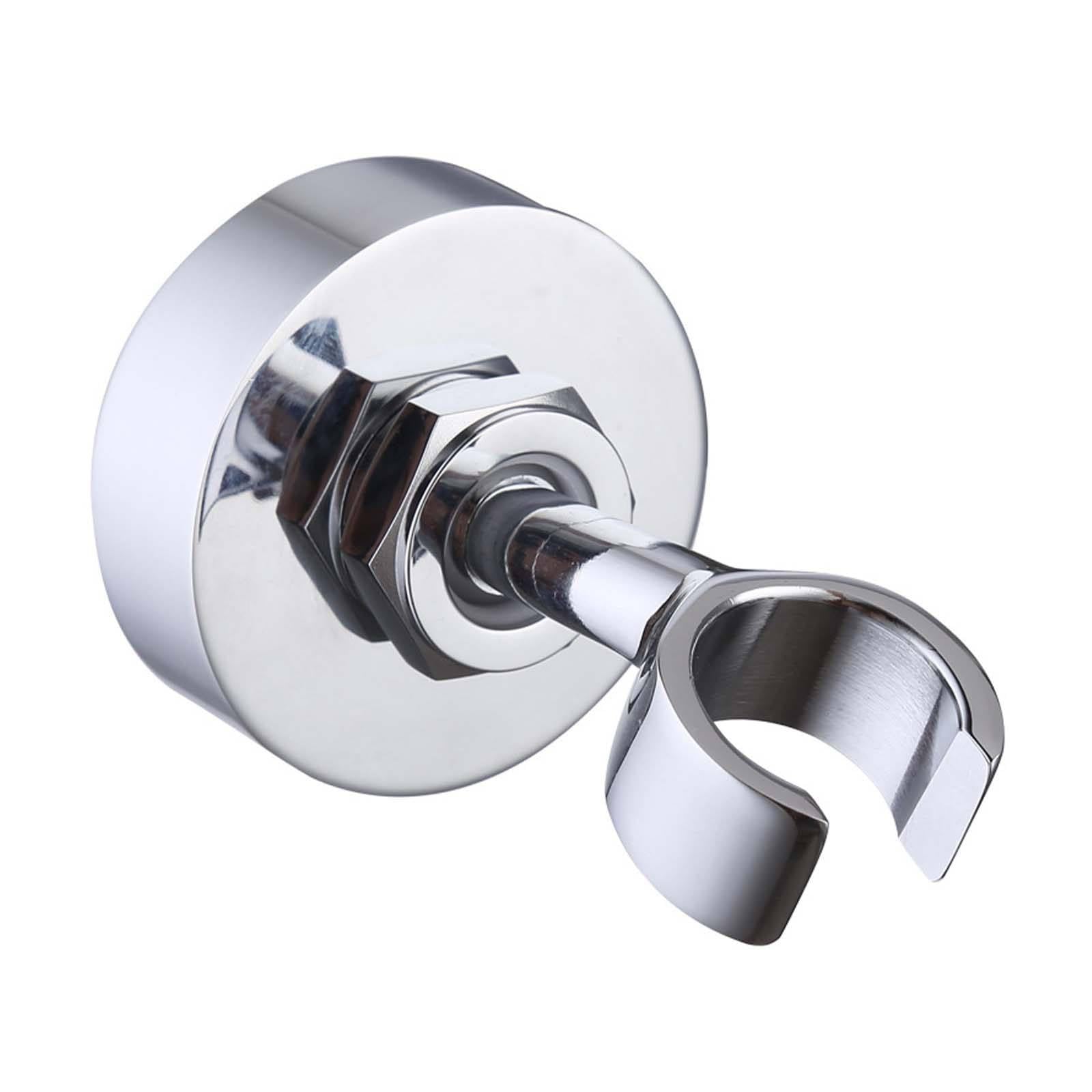 Duschkopfhalterung Runden Bohrinstallation Duschhalterung Einstellbarer Winkel Duschkopf Halterung Edelstahl Handbrause Halterung Einfach Halterung Duschkopf Einfacher Stil