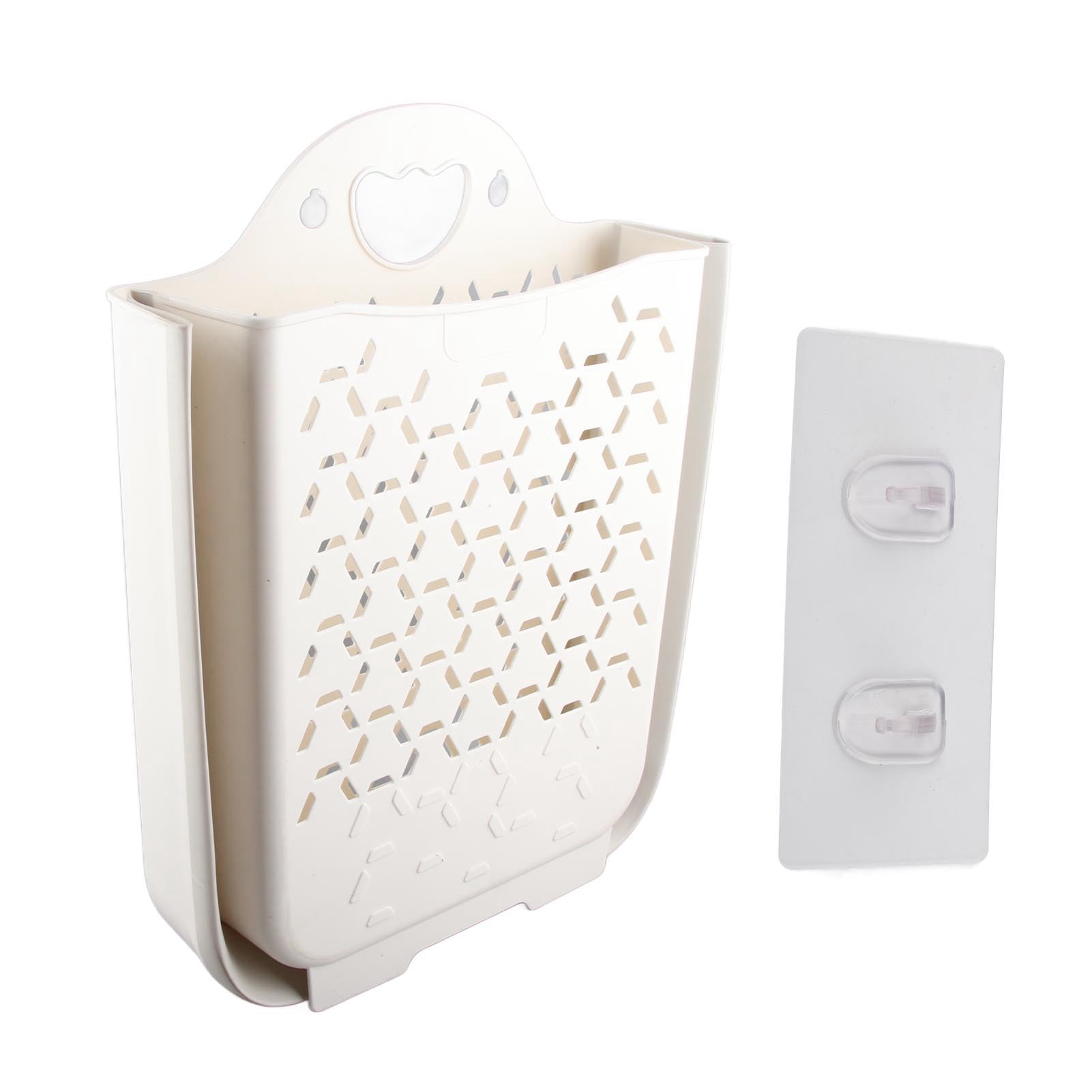 Aramox Cesta de Lavandería Colgante Plegable, Cesta de Pared de PP para