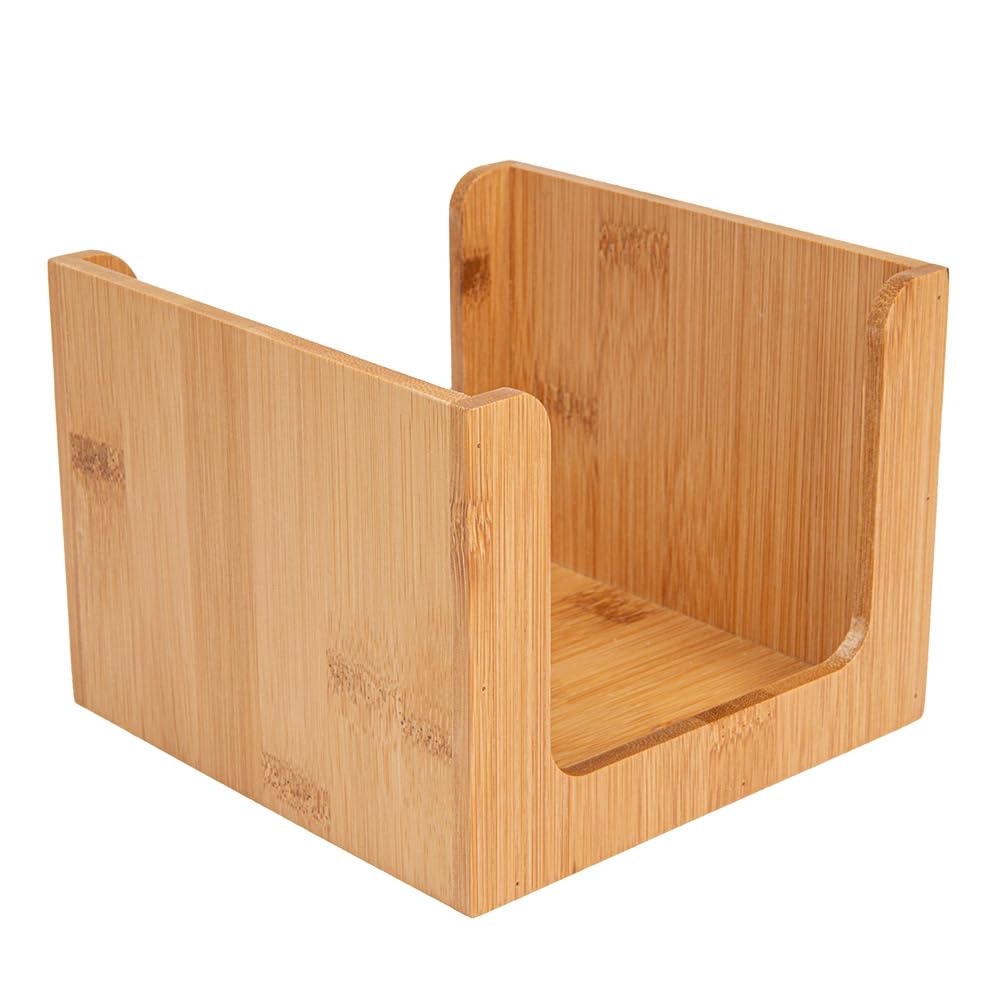 García de Pou Serviettenhalter, 13 x 13 x 10 cm, natürlicher Bambus