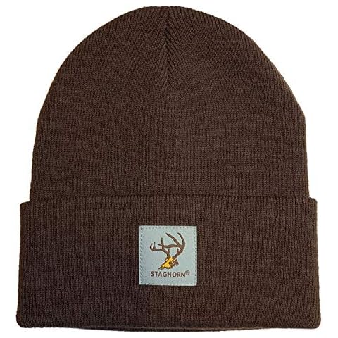 Staghorn Night Watch Beanie, Brown, One Size Cover