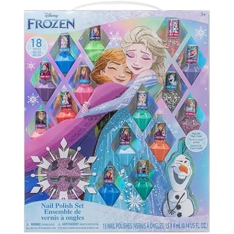 Disney Frozen 15 Piece Nail Varnish Set Cover