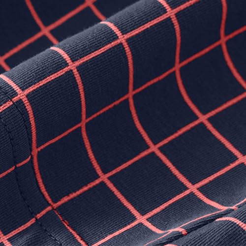 Xiaojmake Men's 3Pack Boxer Underwear Soft Breathable Cotton Underwear Sleepwear Shorts Pajama Bottom Plaid Lounge Shorts3