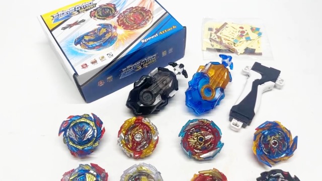 Amazon.com: Desamvap Bey Battling Bay Blades and Launcher Toy Set