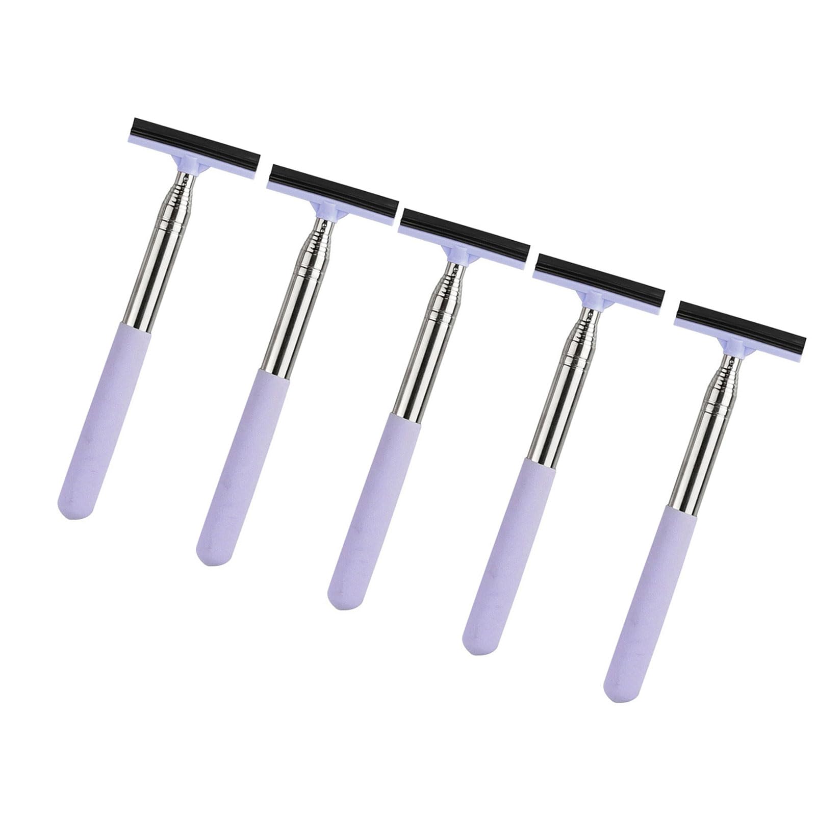 Buxuaaaa Purple Car Rearview Rain Sweepers Car Rearview Squeegee With Extendable Designs For Vehicle Type Water Removal Rain Wipers