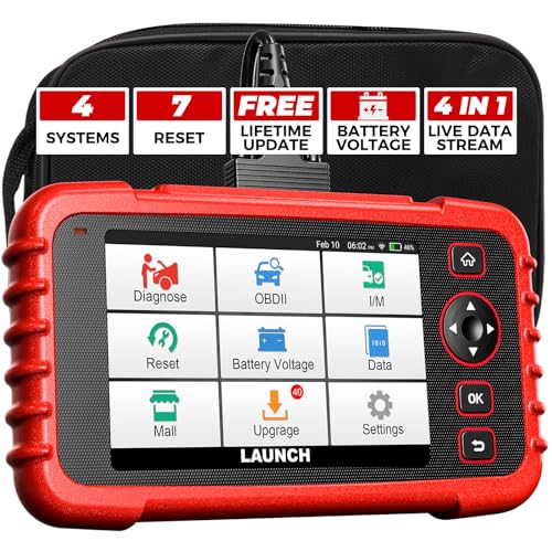 LAUNCH CRP123X V2.0 OBD2 Auto Diagnosegerät, Kfz Diagnosegerät für Motorgetriebe, ABS, SRS,...
