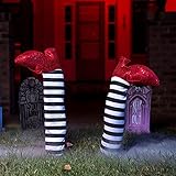 JOYIN 2 Pcs 21'' Halloween Witch Legs with Stakes, Halloween Witch Prop Decoration, Halloween...