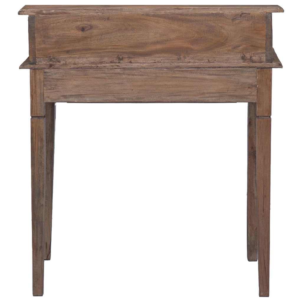 Scrivania a 6 cassetti in mogano massiccio 90 x 50 x 101 cm scrivania