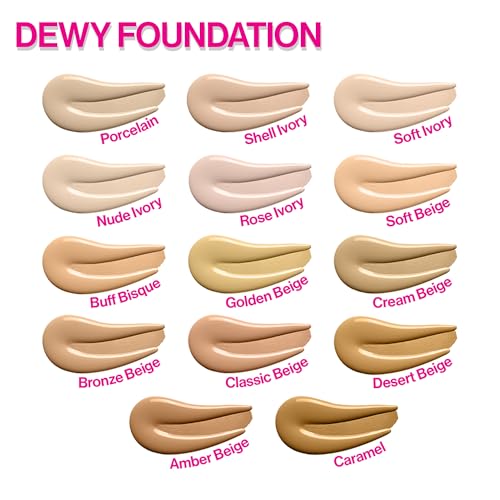 Image of wet n wild Photo Focus Dewy Liquid Foundation Makeup, Amber Beige