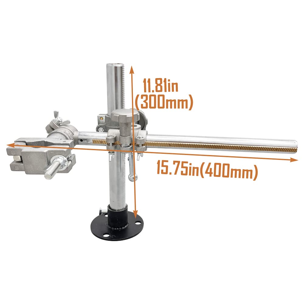 INTSUPERMAI Mini Welding Torch Holder Support Welding Positioner Holder Support Mig Tig Gun Holder Clamp Mountings (300+330+V/11.81×13inch)