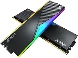 XPG Lancer RGB DDR5 6000MHz 32GB (2x16GB) CL40 UDIMM 288-Pins Desktop SDRAM DDR5 Dual Channel RAM Kit Dissipador de calor preto (AX5U6000C4016G-DCLARBK)