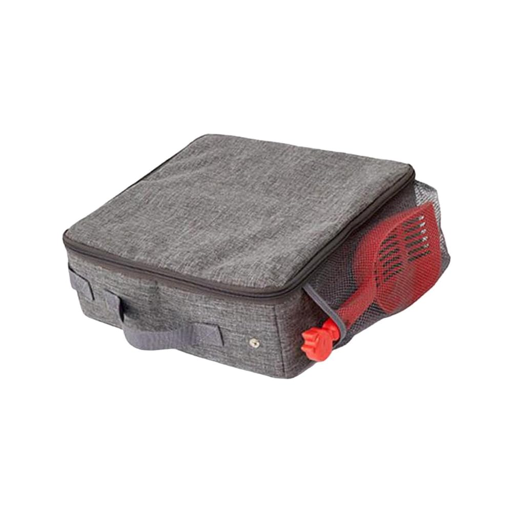 Ginobili Foldable Cat for Travel Litter Tray Leakproof with Zipped Lid Portable Cat Toilet for Hotel Car Outdoors 30 X 30cm