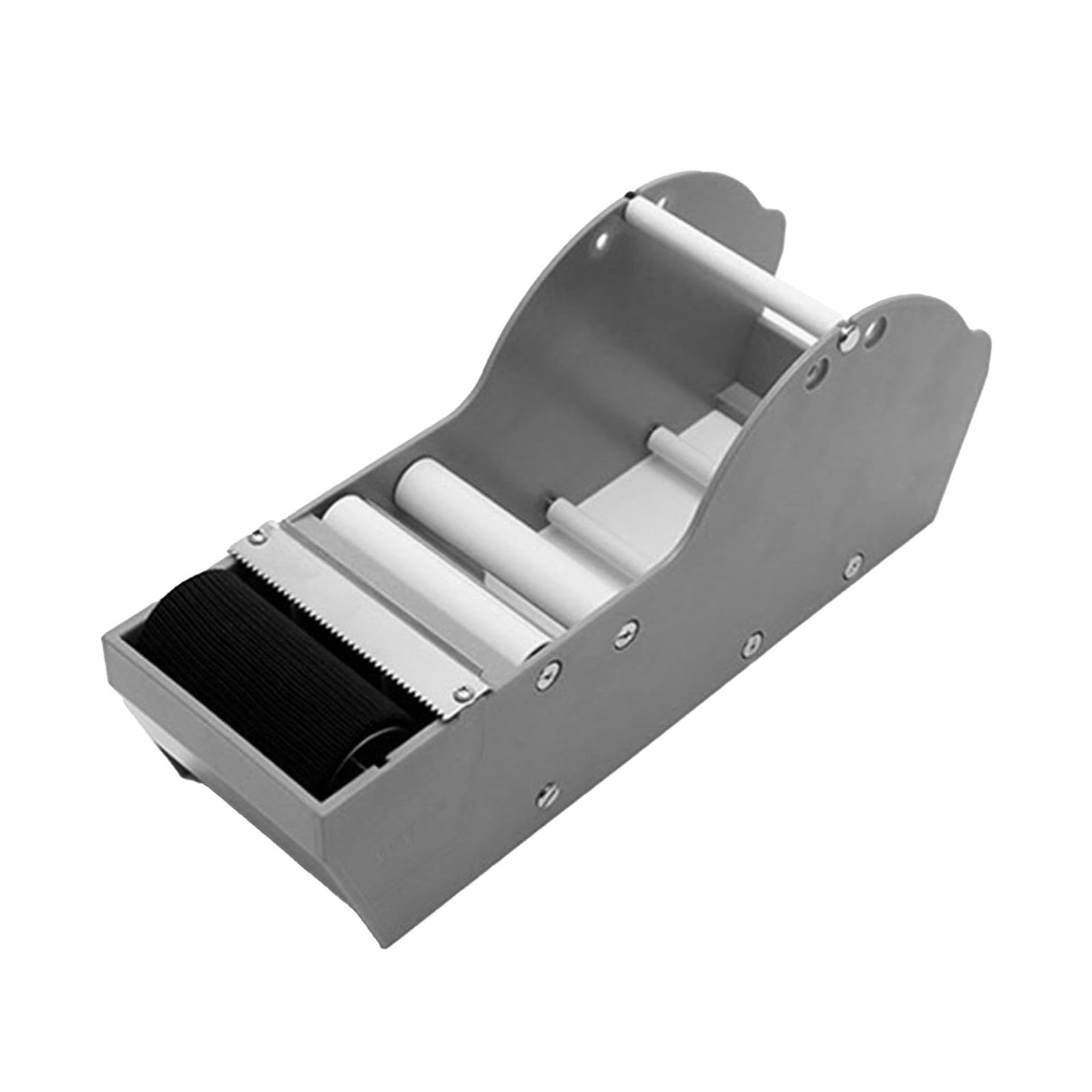 Dispenser Manuale Professionale di Nastro Adesivo per Imballaggio con Macchina Da Taglio, Impugnatura Ergonomica E Design Compatto, Materiale PP E Met, grigio