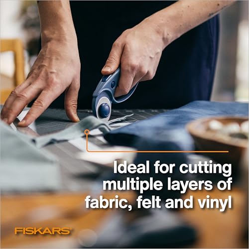 image for Fiskars Loop Rotary Cutter, Explore Collection Mountain Haze, Precisio
