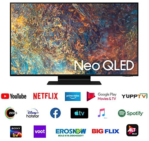 Image of Samsung 125 cm (50 inches) 4K Ultra HD Smart QLED TV QA50QN90AAKLXL (Black)
